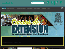 Tablet Screenshot of cursosextension.info